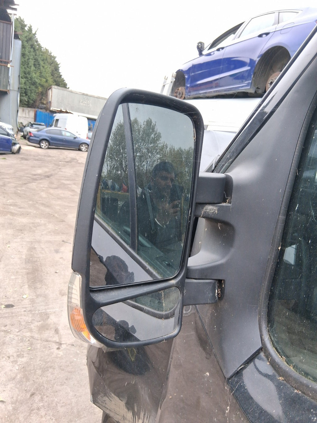 2021 NISSAN NV400 MK1 NSF PASSENGER SIDE FRONT LEFT WING MIRROR BLACK