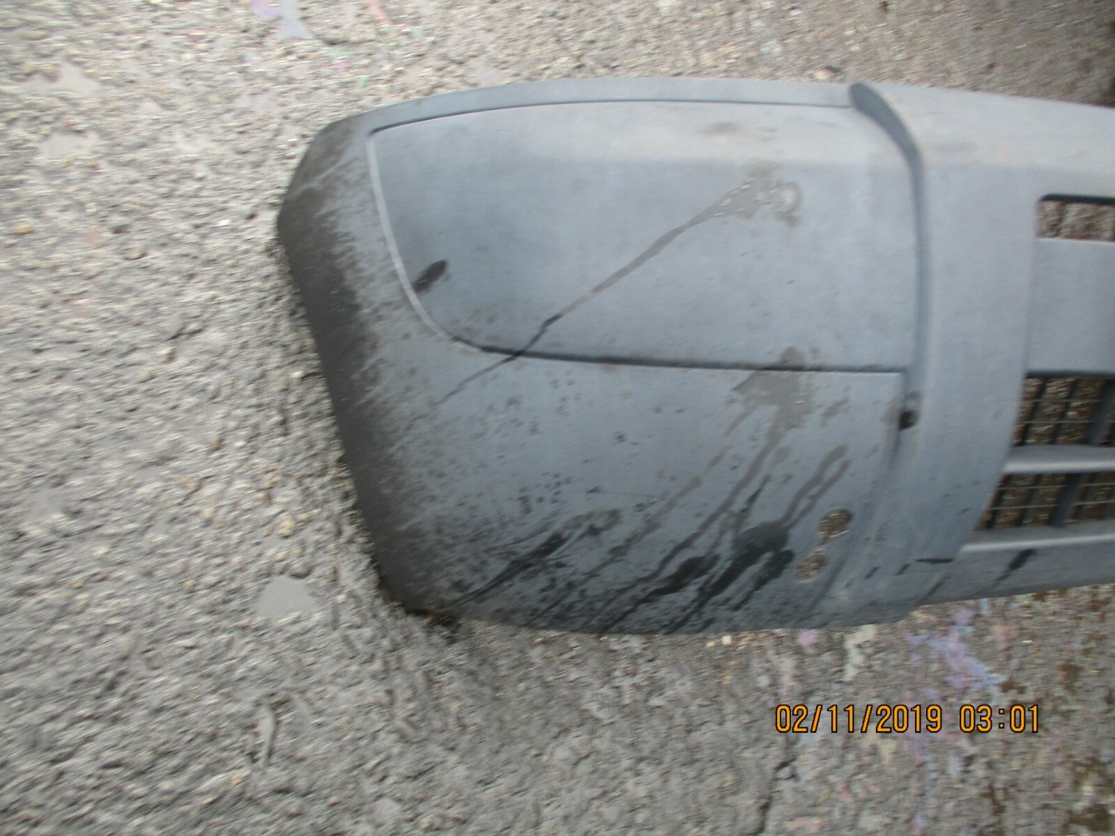CITROEN BERLINGO MK1 FACELIFT COMPLETE FRONT BUMPER PLASTIC GREY