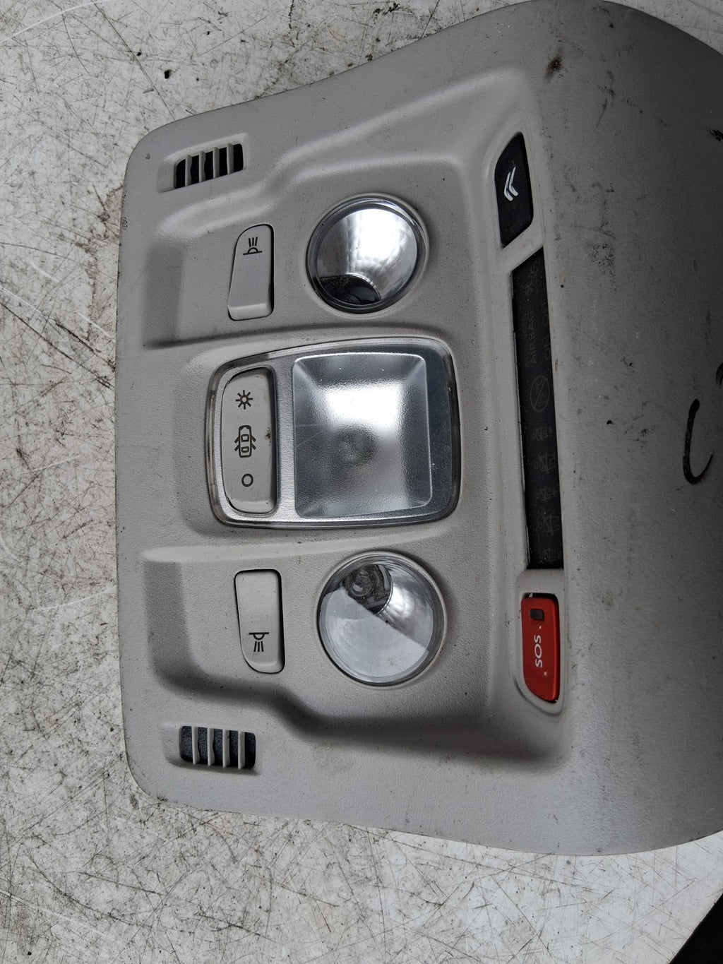 2021 CITROEN C3 MK3 FRONT INTERIOR ROOF READING LIGHT