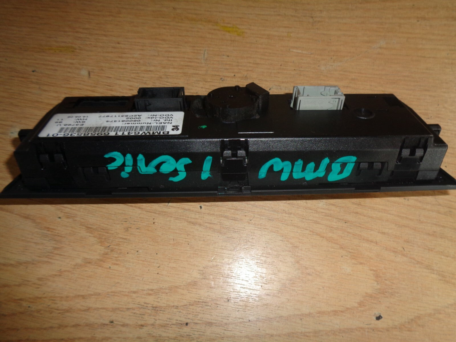 BMW 1 SERIES CLIMATE CONTROL PANEL HEATER CONTROLS 695853601