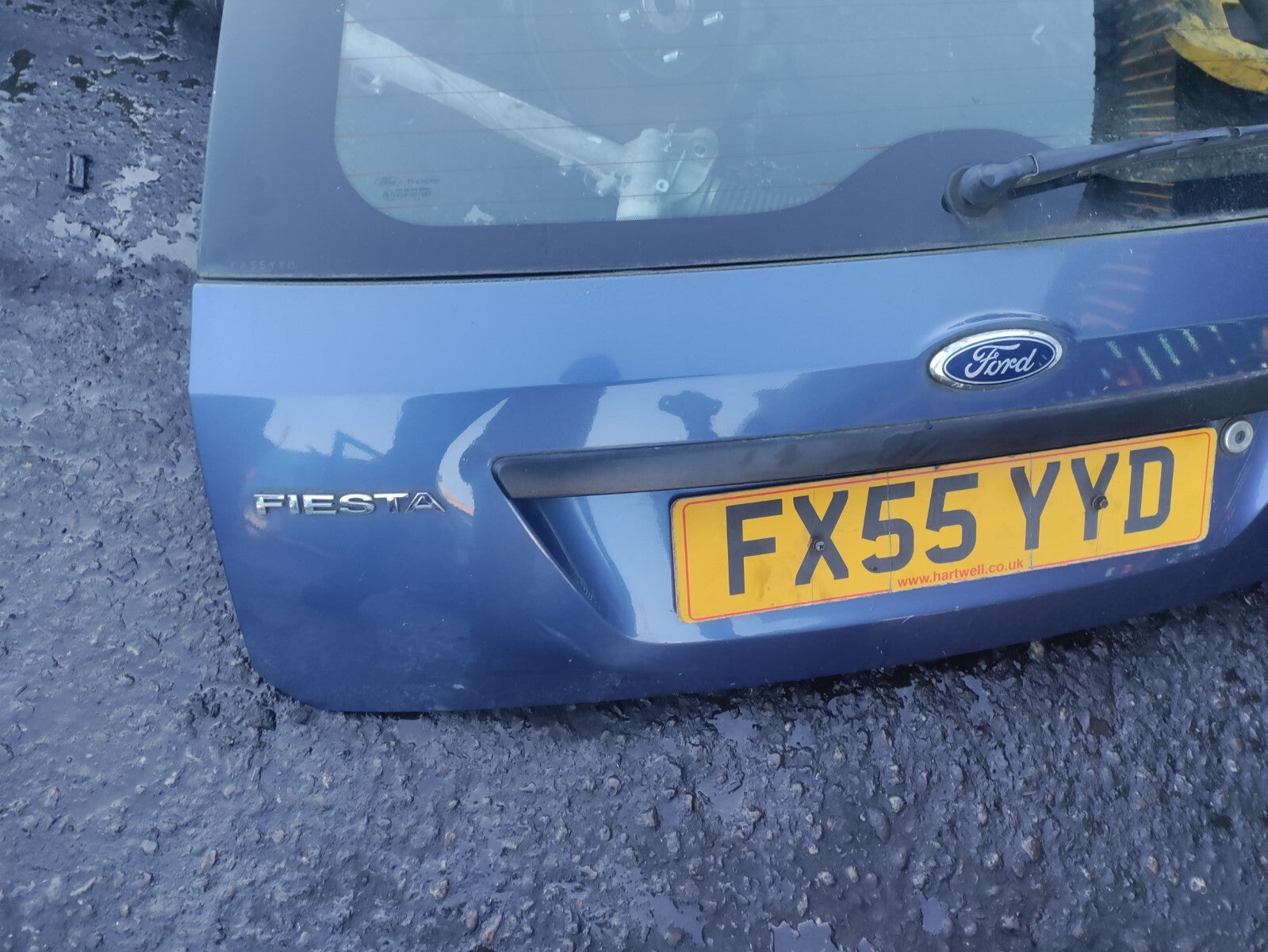 FORD FIESTA 2005 MK6 5 DOOR REAR COMPLETE TAILGATE BOOTLID BLUE