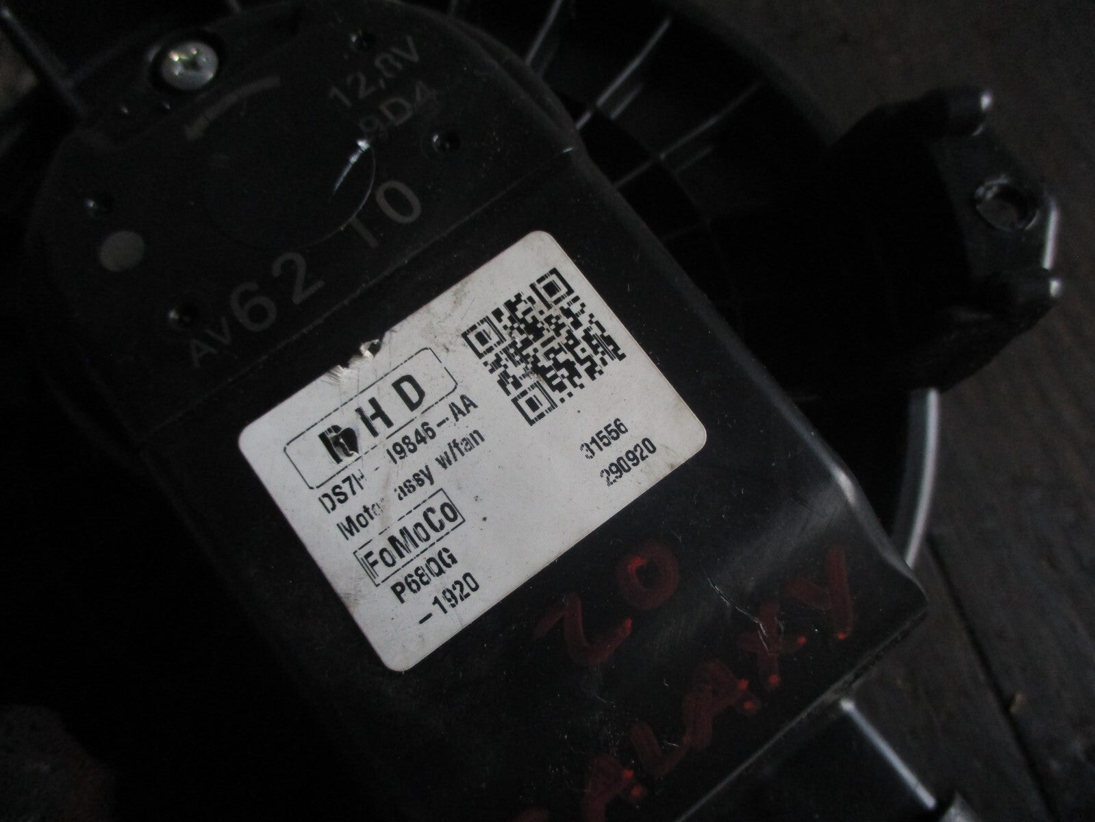 FORD GALAXY 2020 MK4 HEATER BLOWER MOTOR FAN DS7H19846AA