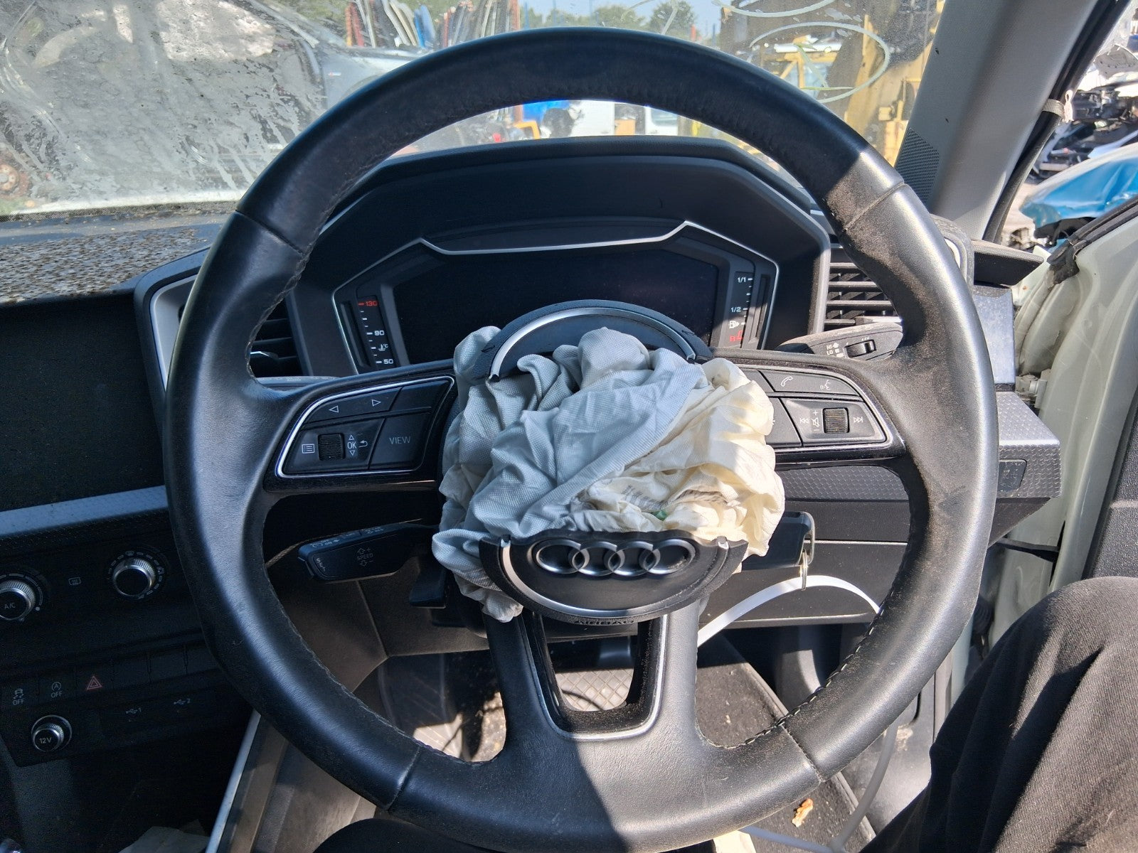 2023 AUDI A1 SPORT MK2 GB MULTIFUNCTIONAL LEATHER STEERING WHEEL
