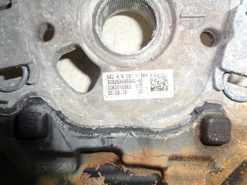SKODA FABIA MK2 5J 2012 DRIVER RIGHT STEERING WHEEL 5E0419091M