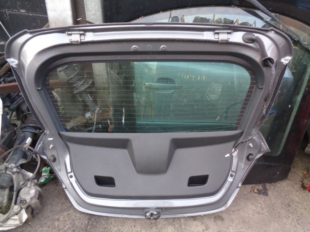 VAUXHALL CORSA E 2016 3 DOOR REAR TAILGATE BOOTLID COMPLETE WITH LIGHTS GREY