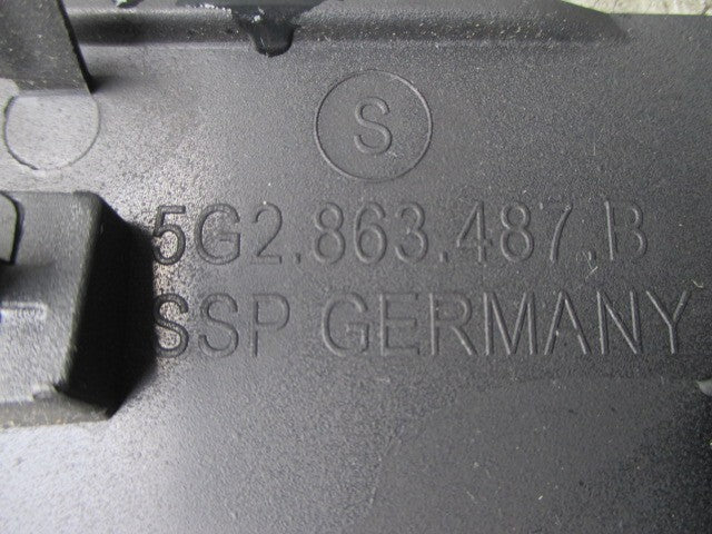 2012 VW GOLF MK7 PASSENGER SIDE INTERIOR LOWER A PILLER TRIM 5G2863483A