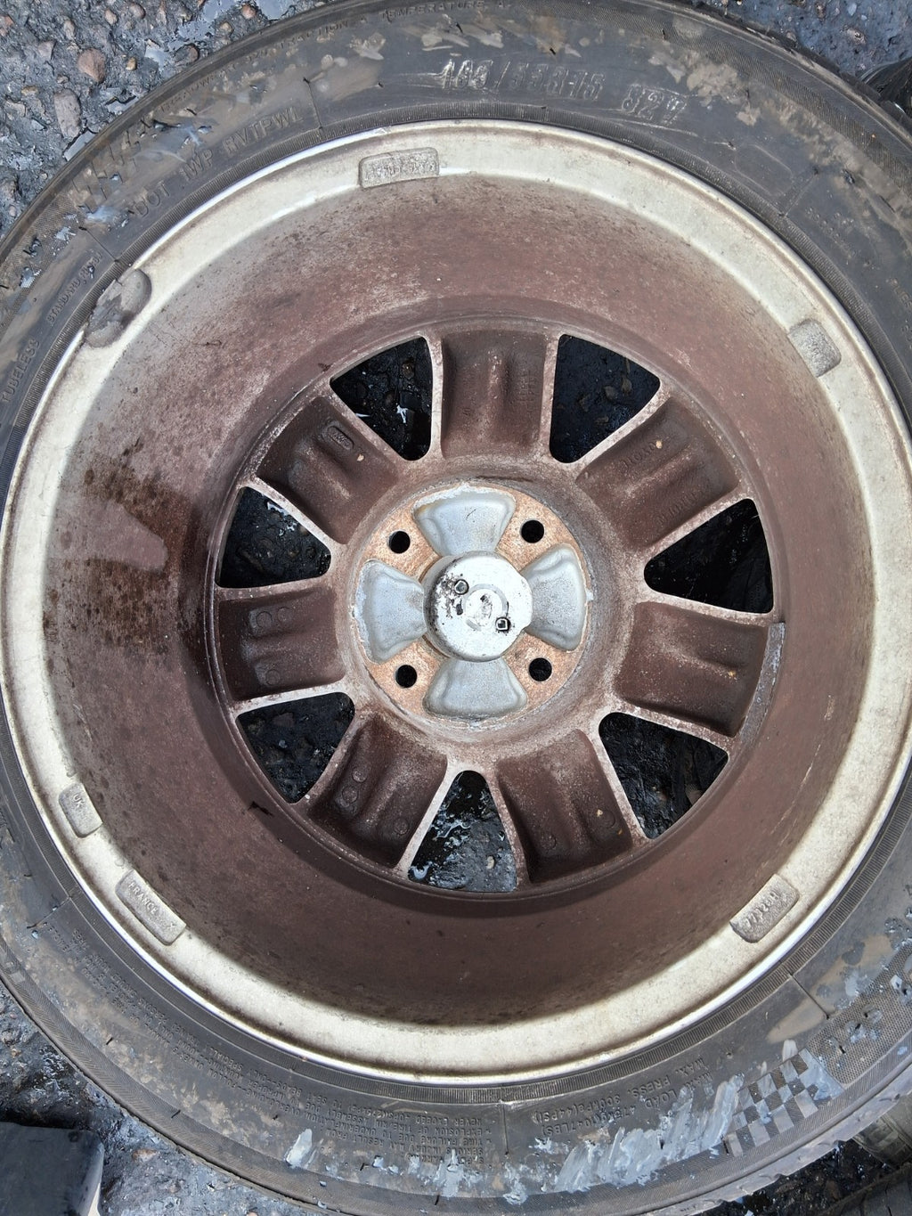 2008 CITROEN C2 15 INCH ALLOY WHEEL WITH TYRE 185/55R15