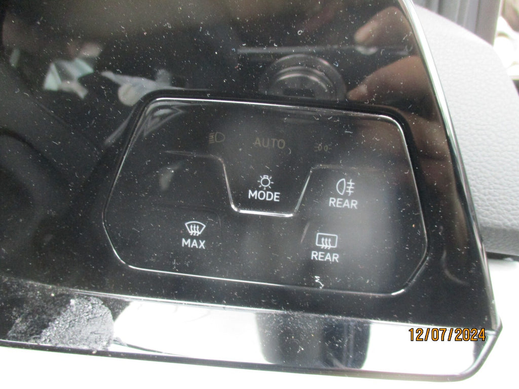 2023 VW VOLKSWAGEN GOLF MK8 HEADLIGHT CONTROL SWITCH