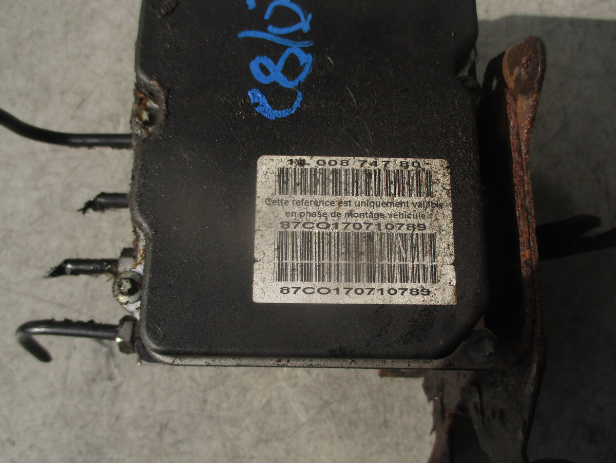 2007 CITROEN C8 MK1 2.0 DIESEL ABS PUMP CONTROL MODULE 1400874780