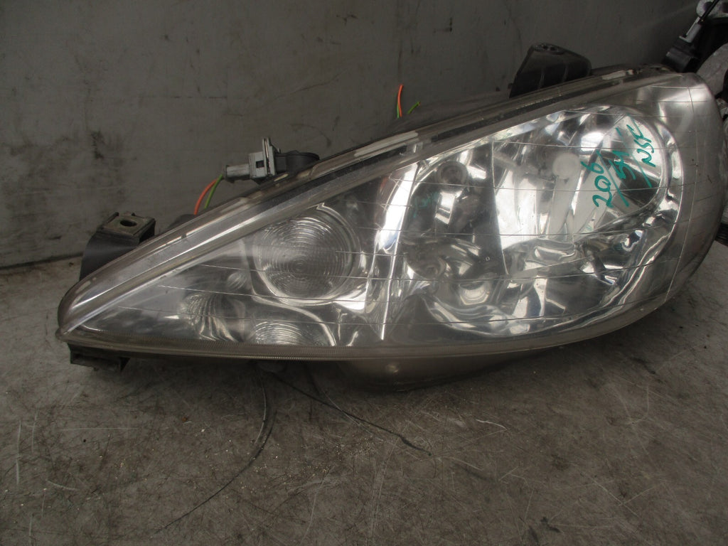 2005 PEUGEOT 206 NSF PASSENGER SIDE FRONT LEFT HEADLIGHT LAMP 9630869780