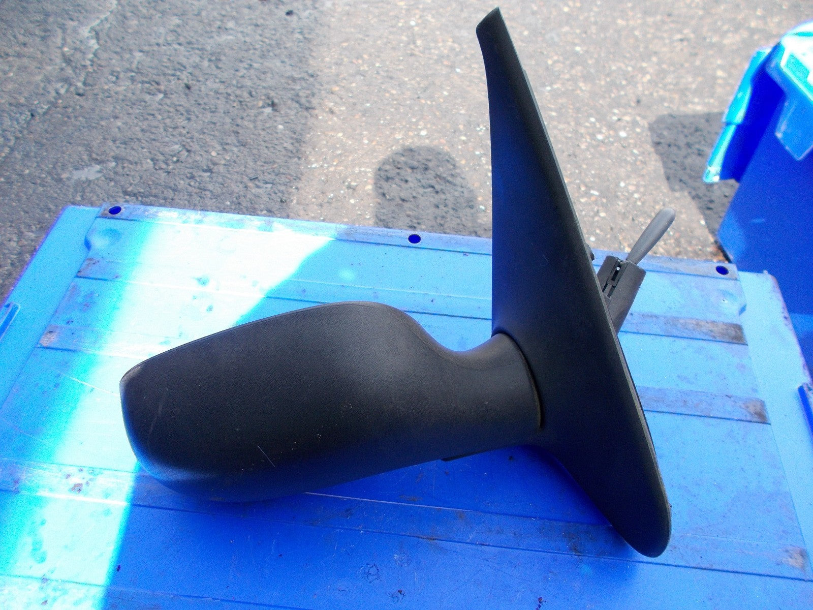 1999 RENAULT CLIO MK2 OS DRIVERS SIDE MANUAL WING MIRROR E2017005 BLACK