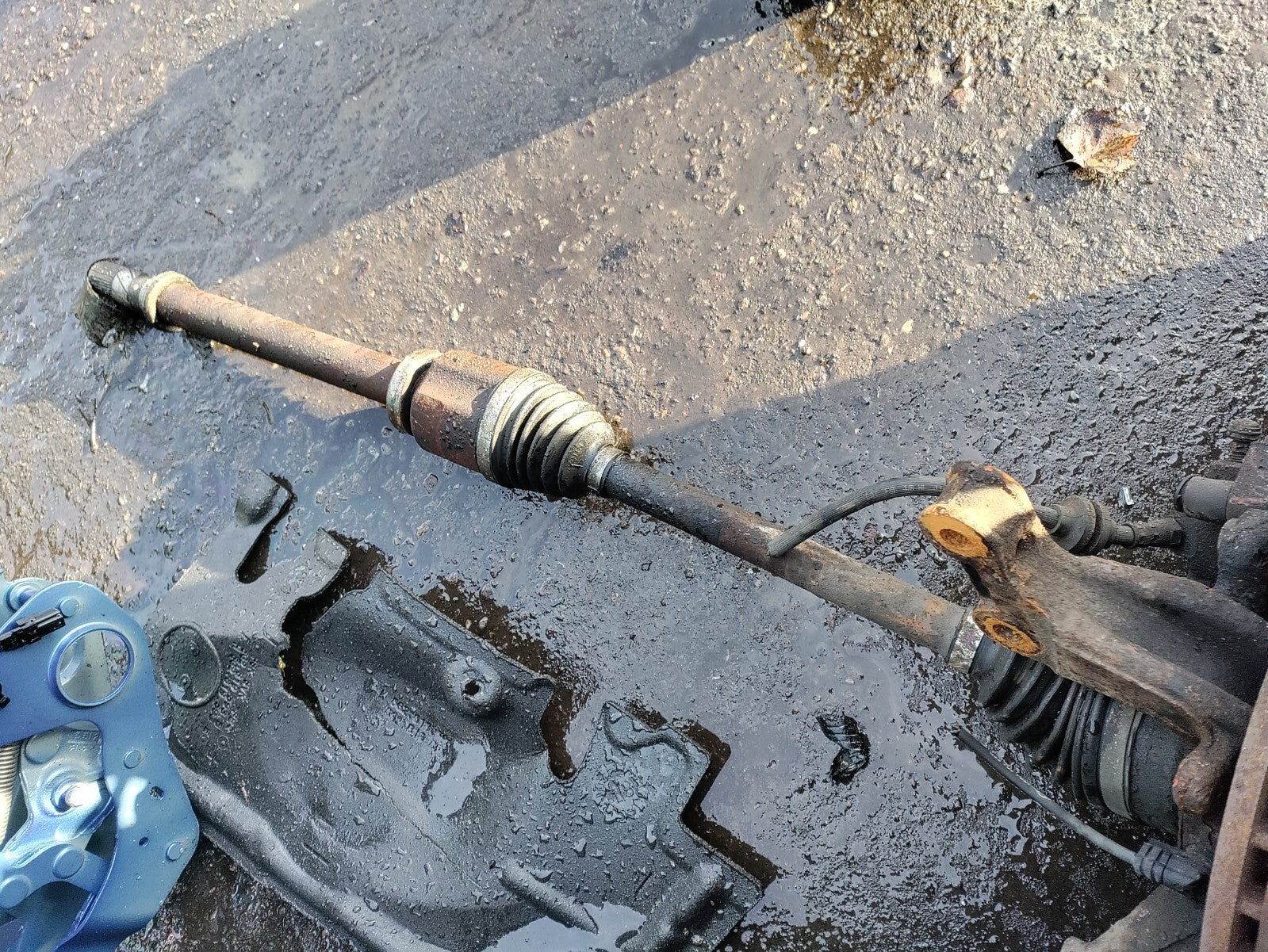 2015 RENAULT MEGANE 1.6 DIESEL OSF DRIVER FRONT HUB & DRIVE SHAFT
