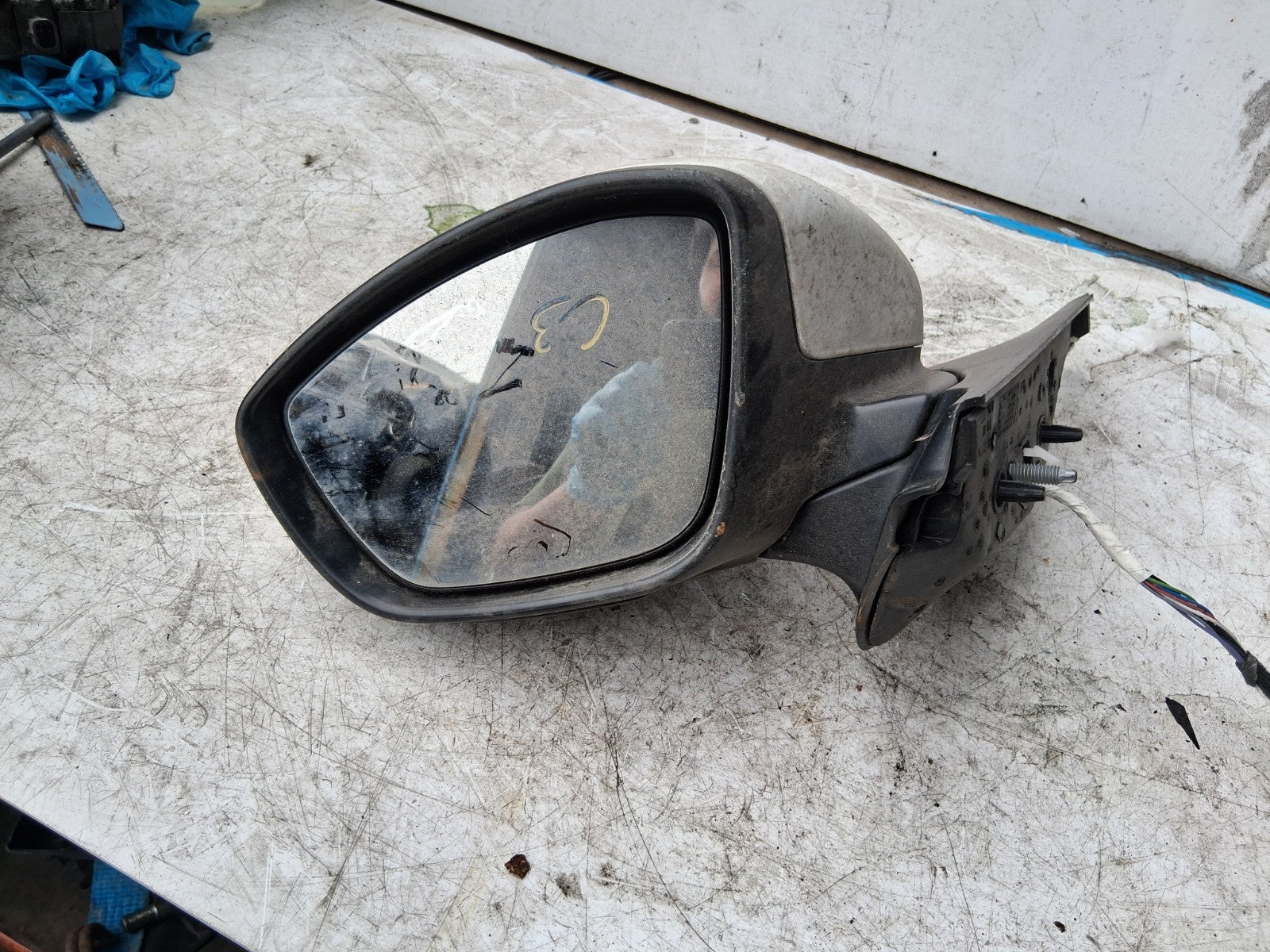 2021 CITROEN C3 MK3 NSF PASSENGER SIDE FRONT ELECTRIC WING MIRROR WHITE