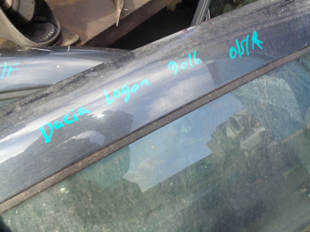 DACIA LOGAN MK2 MCV ESTATE OSR DRIVER SIDE REAR DOOR COMPLETE GREY