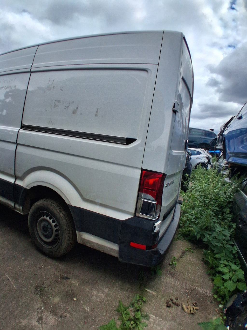 2022 VW VOLKSWAGEN CRAFTER MK2 NSR PASSENGER SIDE REAR QUARTER PANEL WHITE