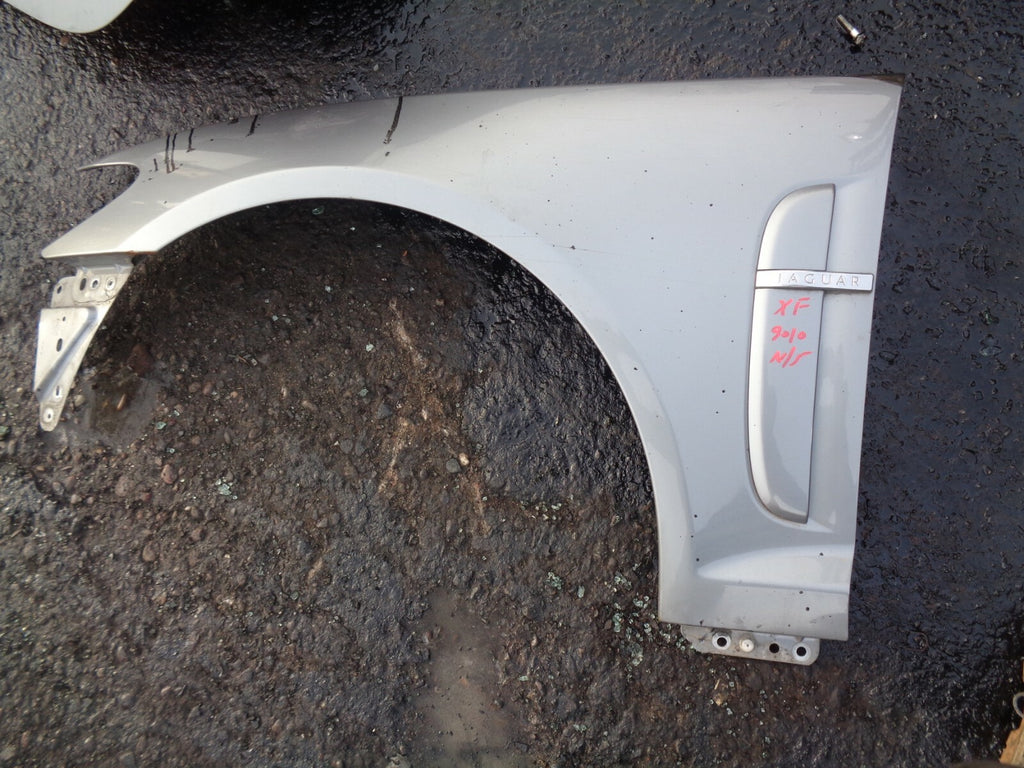 JAGUAR XF 2010 X250 3.0 DIESEL NS PASSENGER SIDE FRONT WING PANEL 8X2316E005A