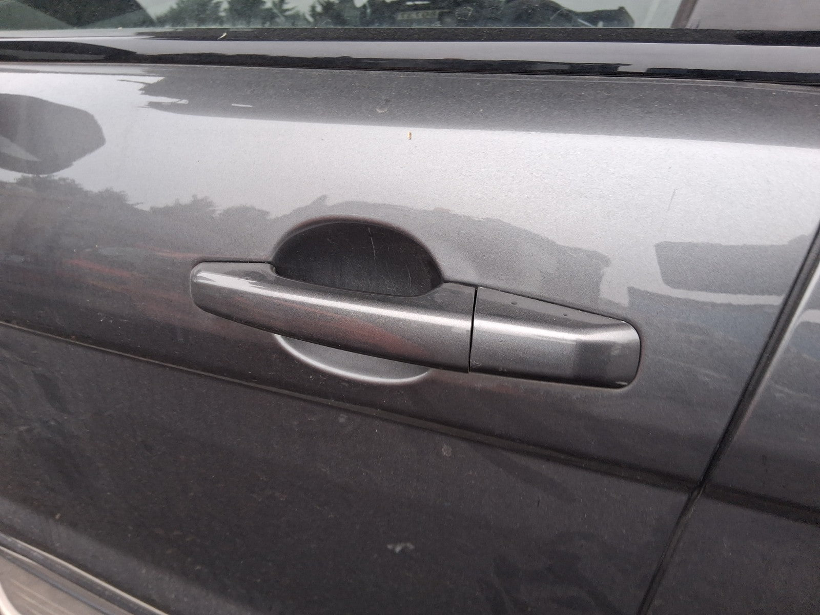 2016 RANGE ROVER EVOQUE L538 NSF PASSENGER SIDE FRONT DOOR HANDLE GREY 863