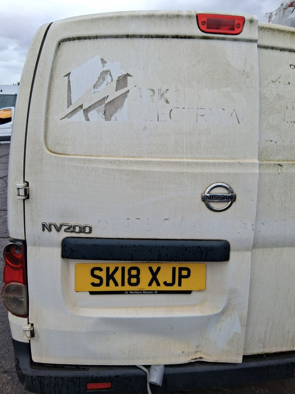 2018 NISSAN NV200 NSR PASSENGER SIDE REAR LEFT COMPLETE DOOR WHITE