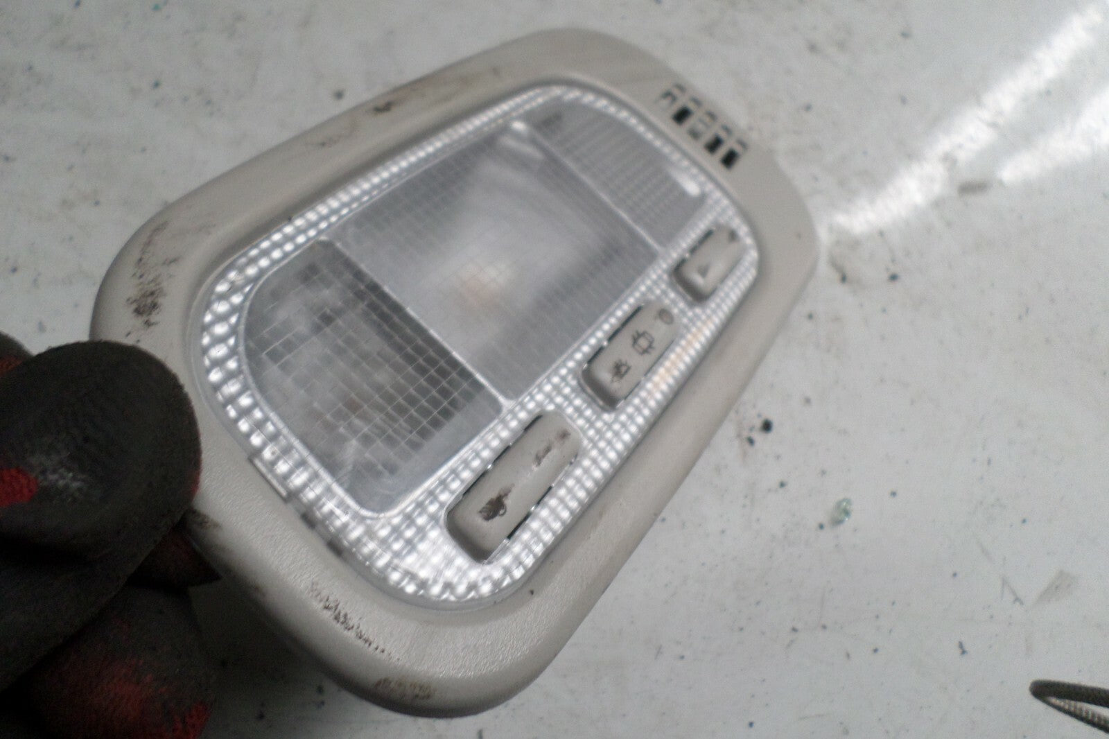 PEUGEOT 207 2007 INTERIOR COURTESY MAP ROOF LIGHT 9653776177 SWITCH PANEL