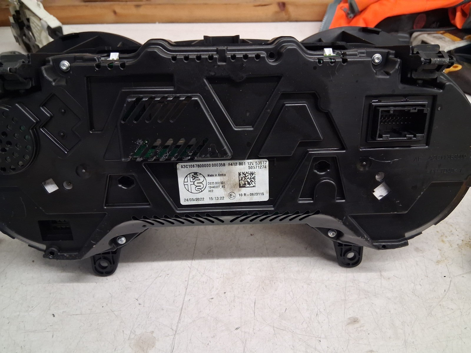 2022 ALFA ROMEO STELVIO 949 2.0 PETROL SPEEDOMETER INSTRUMENT CLUSTER 50571274