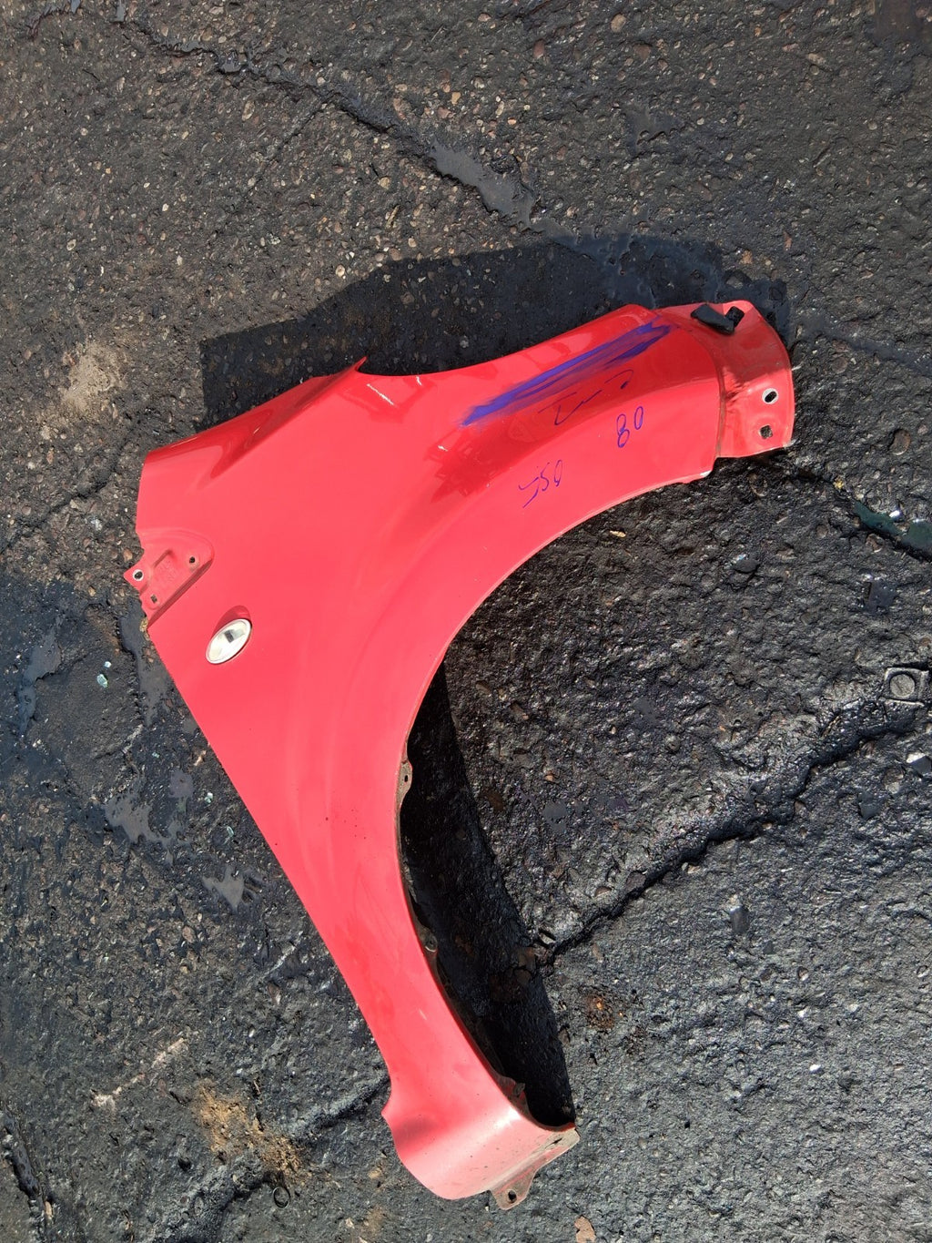 2008 CITROEN C1 MK1 OSF DRIVER SIDE FRONT WING PANEL RED