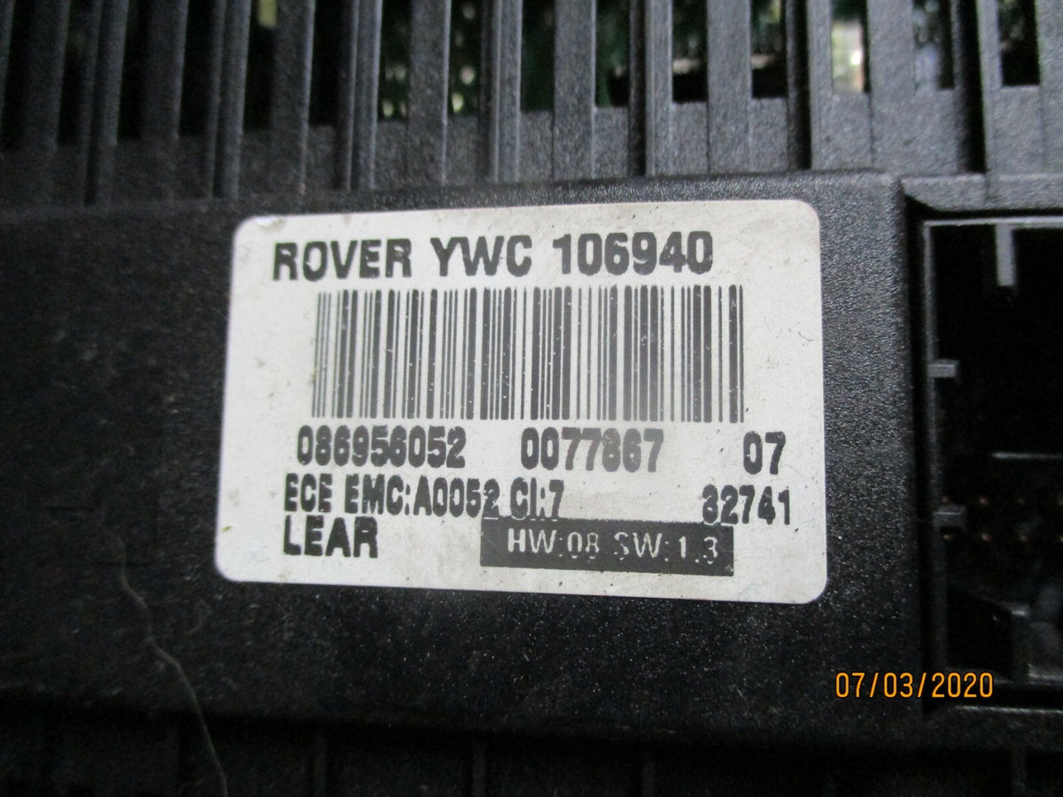ROVER 75 2003 HEADLIGHT ADJUSTMENT CONTROL SWITCHES PANEL YWC106940