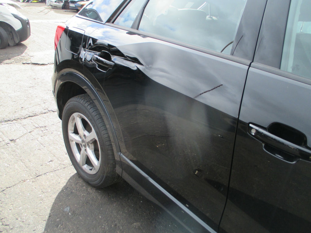 AUDI Q2 MK1 2020 OSR DRIVER SIDE REAR DOOR BARE BLACK