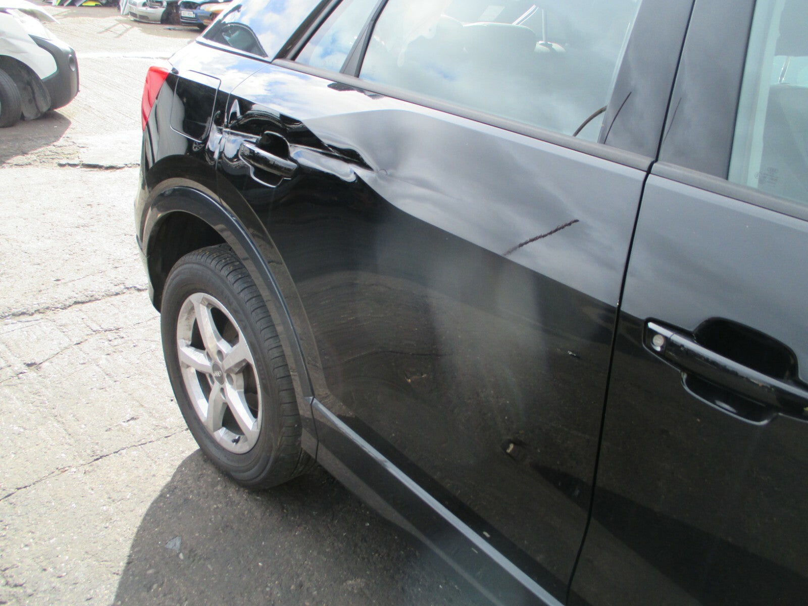 AUDI Q2 MK1 2020 OSR DRIVER SIDE REAR DOOR BARE BLACK