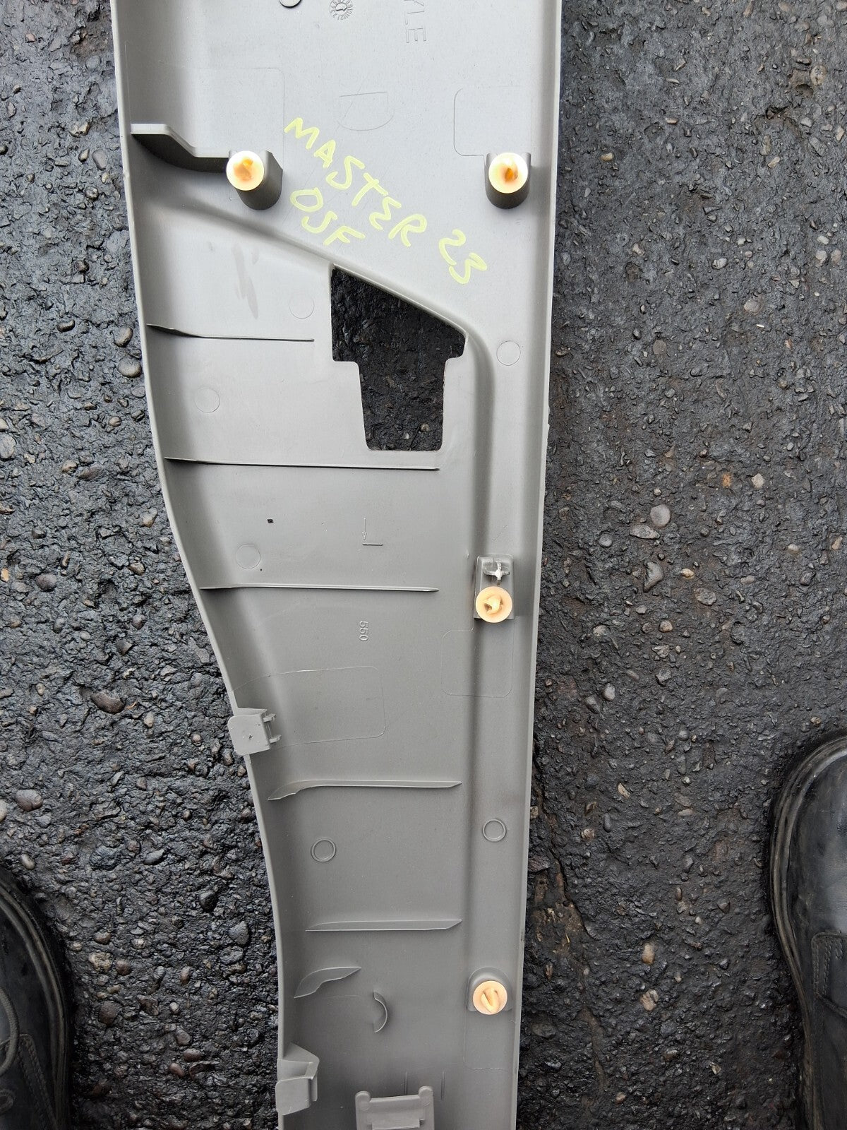 2023 RENAULT MASTER MK3 OSF DRIVER SIDE FRONT B PILLAR TRIM COVER 769150016R