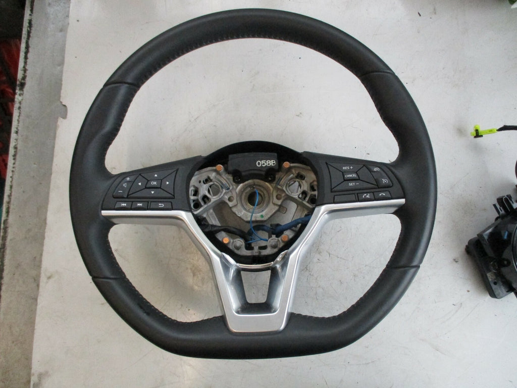 NISSAN QASHQAI J11 FACELIFT FLAT BOTTOM MULTI FUNCTION STEERING WHEEL 48430HV05C
