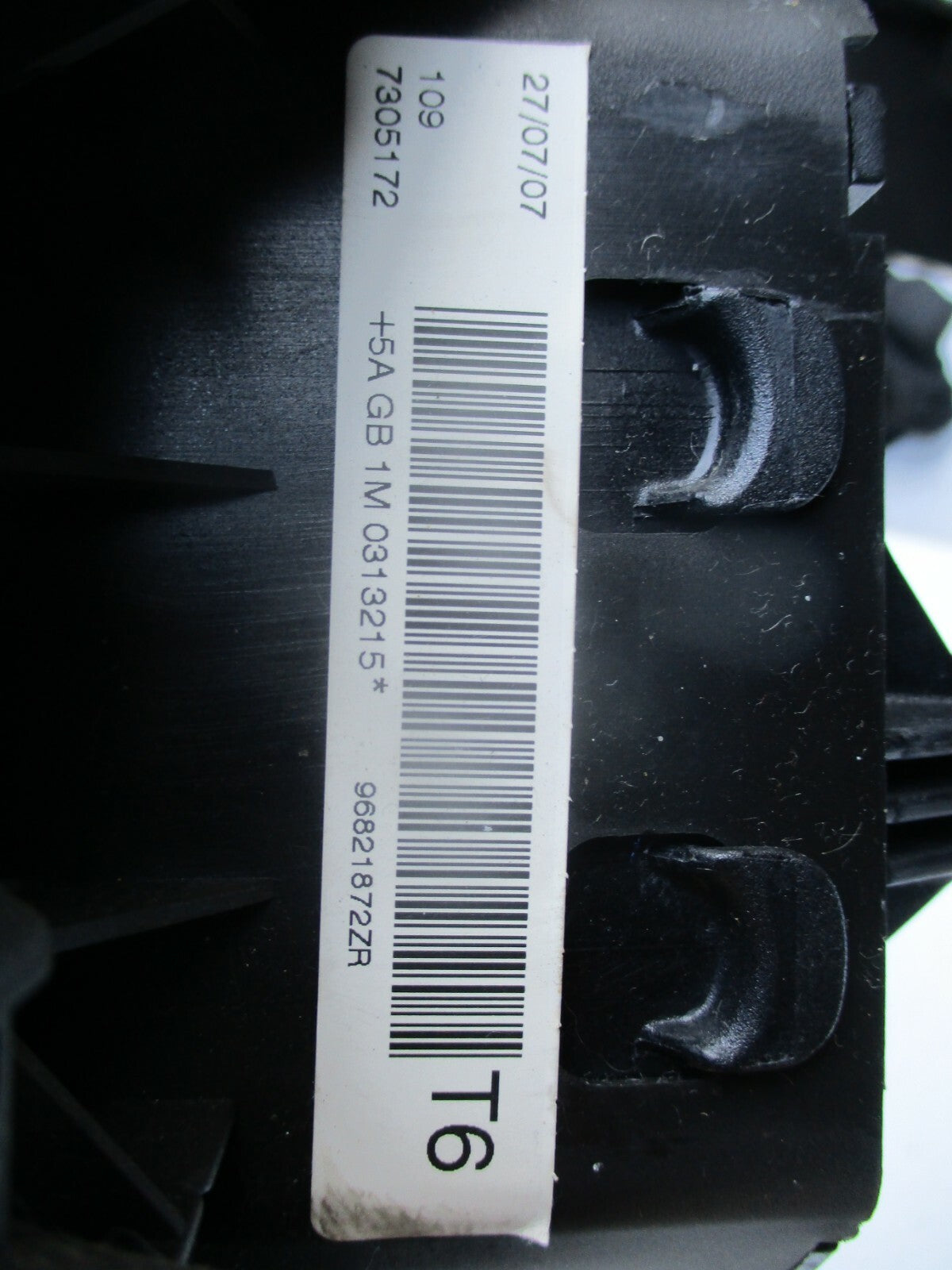 PEUGEOT 307 SW OS DRIVER SIDE STEERING WHEEL AIRBAG AIR BAG UNIT 96821872ZR