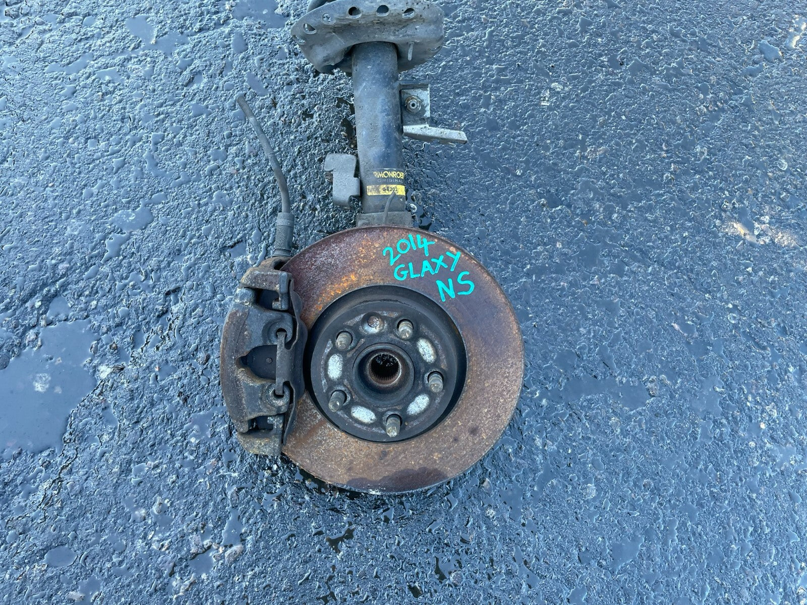FORD GALAXY MK2 MK3 2014 2.0 AUTO NS PASSENGER SIDE WHEEL HUB SHOCK SPRING LEG