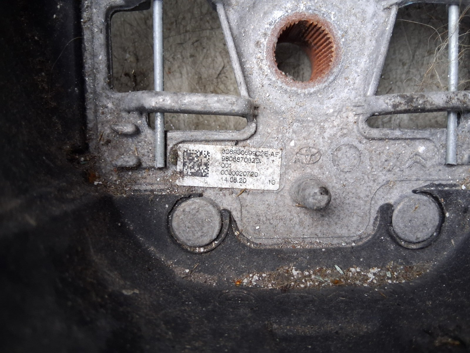 2021 VAUXHALL VIVARO MK3 STEERING WHEEL 98088708ZD