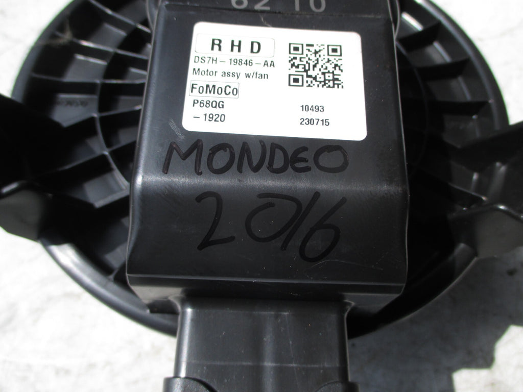 FORD MONDEO MK5 2016 ELECTRIC HEATER BLOWER MOTOR FAN ASSEMBLY DS7H-19846-AA