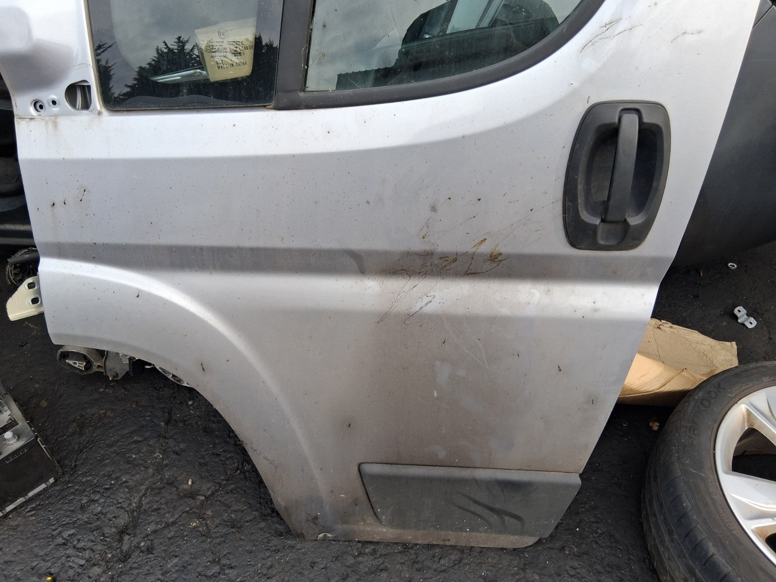 2021 PEUGEOT BOXER MK3 NSF PASSENGER SIDE LEFT FRONT BARE DOOR GREY