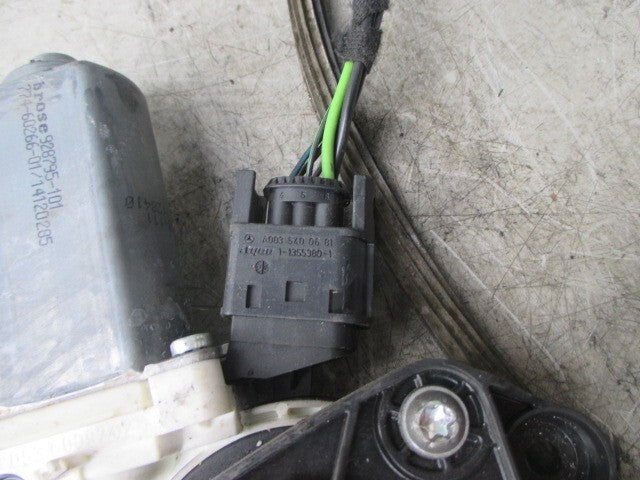 2010 MERCEDES-BENZ VITO NSF LEFT PASSENGER SIDE WINDOW REGULATOR MECHANISM