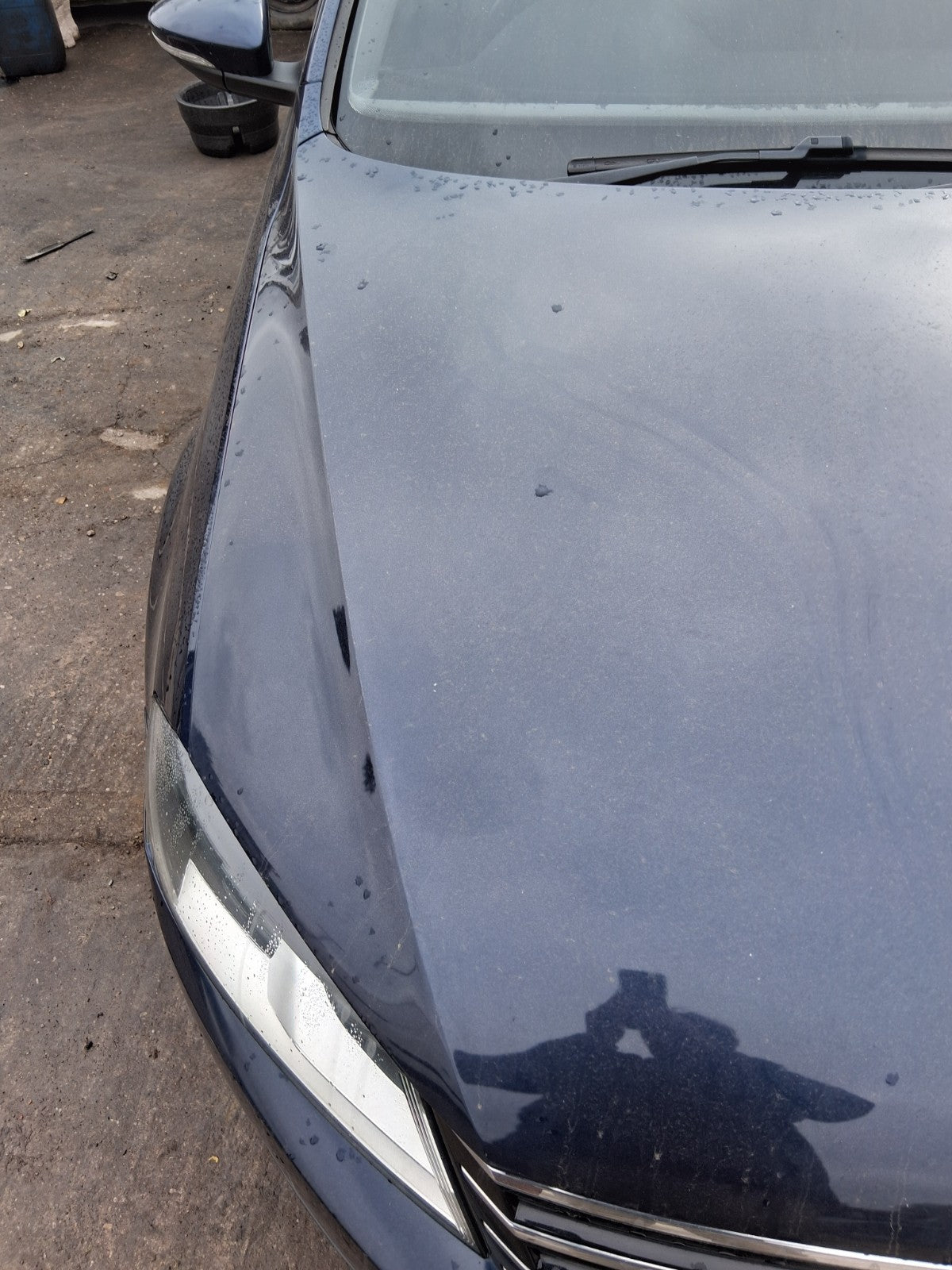 2014 VW VOLKSWAGEN PASSAT B7 SALOON FRONT BONNET HOOD PANEL BLUE