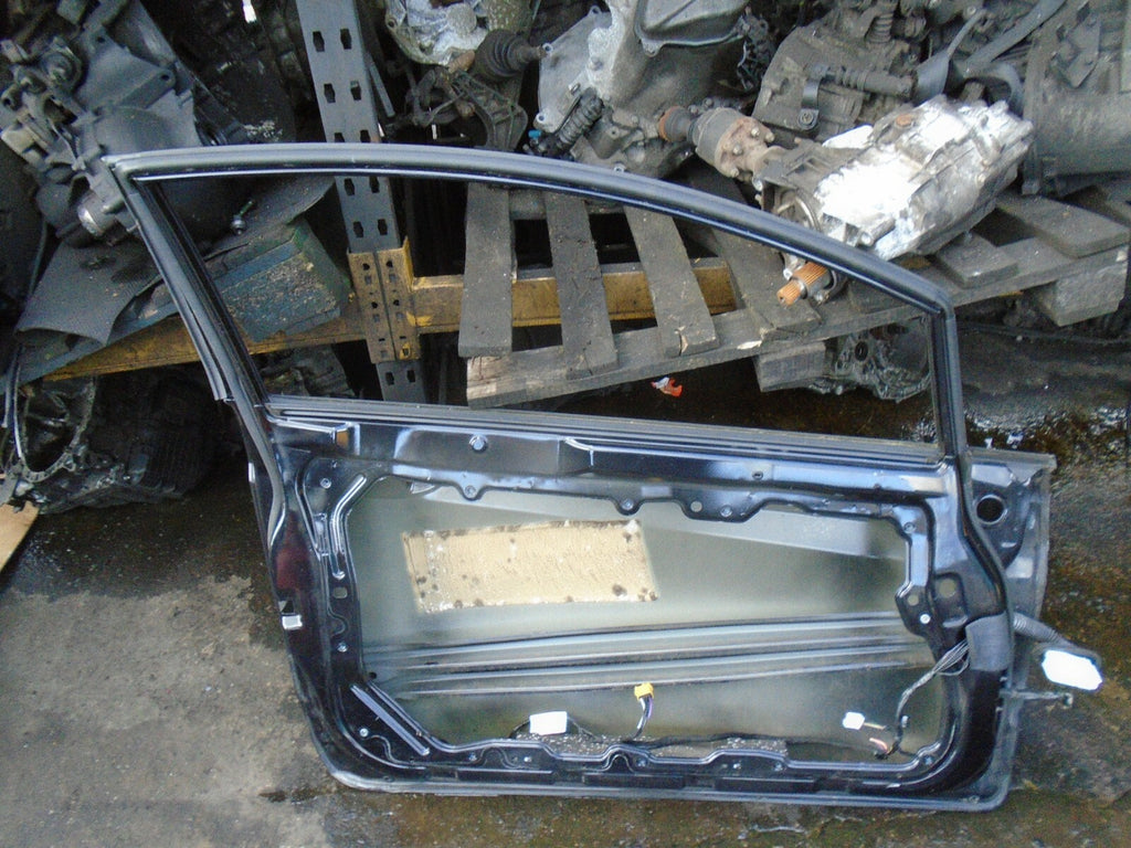 FORD FIESTA 2009 MK6 NSF FRONT PASSENGER SIDE COMPLETE DOOR BLACK