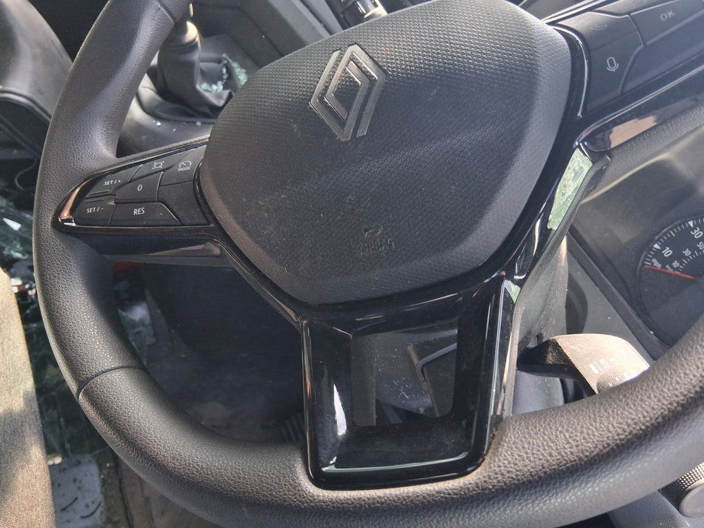 2025 RENAULT MASTER MK4 3 SPOKE MULTIFUNCTION LEATHER STEERING WHEEL NO AIRBAG