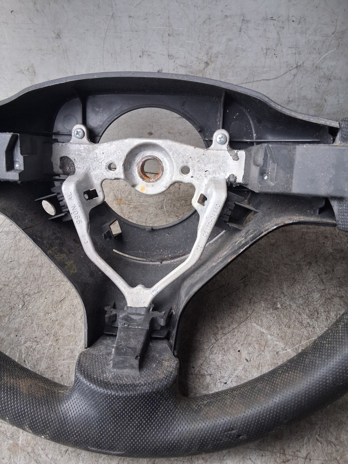 2008 CITROEN C1 3 DOOR STEERING WHEEL BLACK