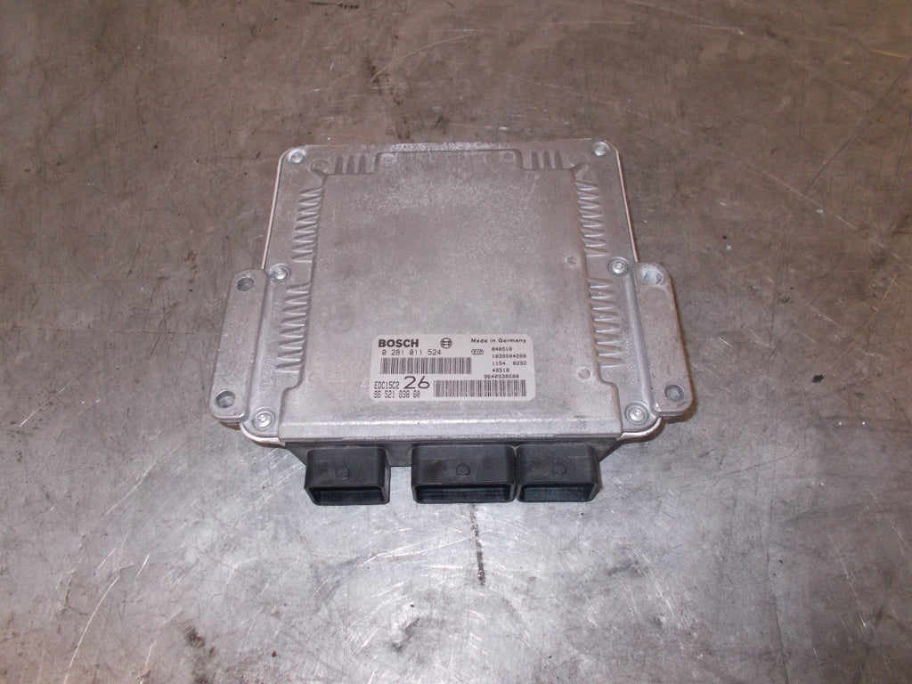 CITROEN C5 2004 2.0 HDI ENGINE CONTROL UNIT/ ECU 0281011524 9652183880
