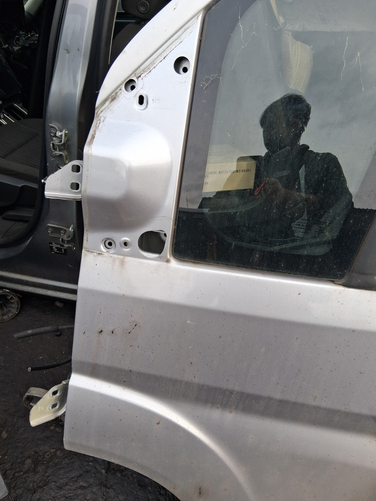 2021 PEUGEOT BOXER MK3 NSF PASSENGER SIDE LEFT FRONT BARE DOOR GREY