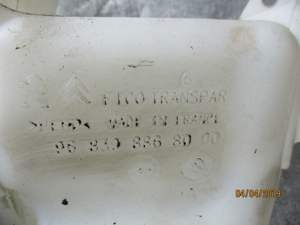 CITROEN DS3 WINDSCREEN WASHER BOTTLE LIQUID TANK 968398868000