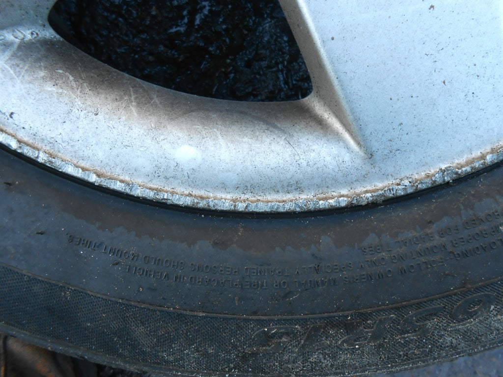 PEUGEOT 207 2009 5 SPOKE 4 STUD ALUMINIUM ALLOY WHEEL & TYRE 185/65 R15