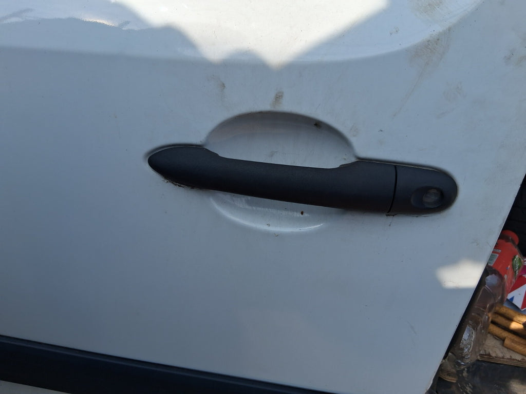 RENAULT KANGOO MK2 2010 NSF PASSENGER SIDE FRONT EXTERIOR DOOR HANDLE BLACK