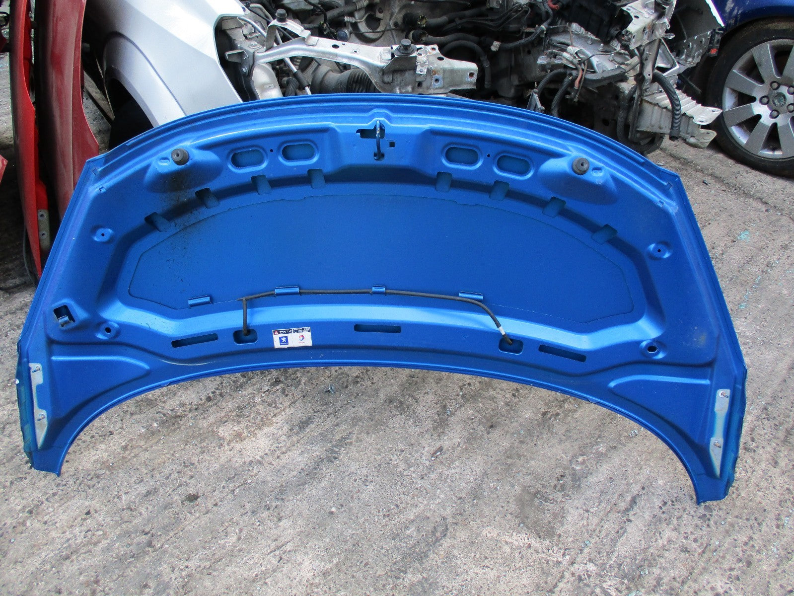 PEUGEOT 207 PRE FACELIFT BONNET BLUE