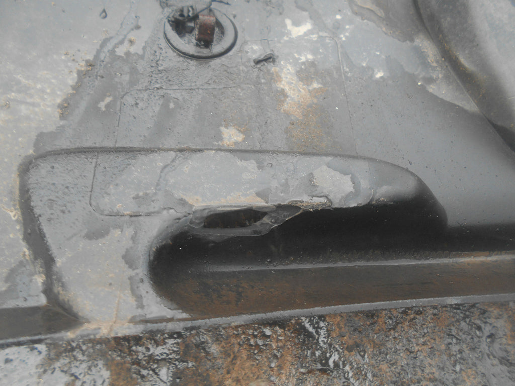 FIAT PUNTO 188 MK2 PRE FACELIFT 2000 REAR BUMPER BLACK PLASTIC