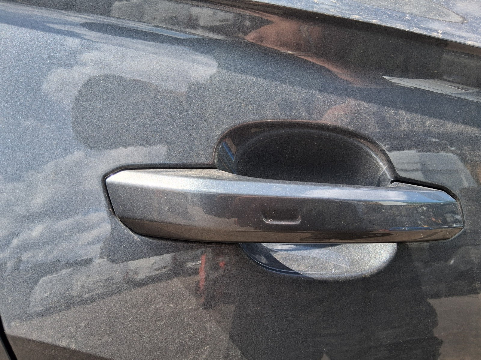 2019 AUDI Q5 ESTATE FY OSR DRIVER SIDE REAR OUTER DOOR HANDLE MONSOON GREY LX7R
