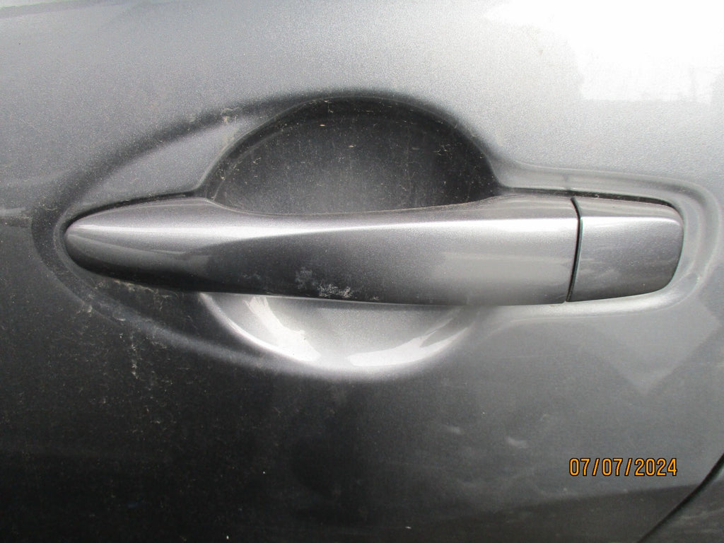 NISSAN QASHQAI J11 2014 NS PASSENGER SIDE REAR EXTERIOR DOOR HANDLE GREY MET KAD