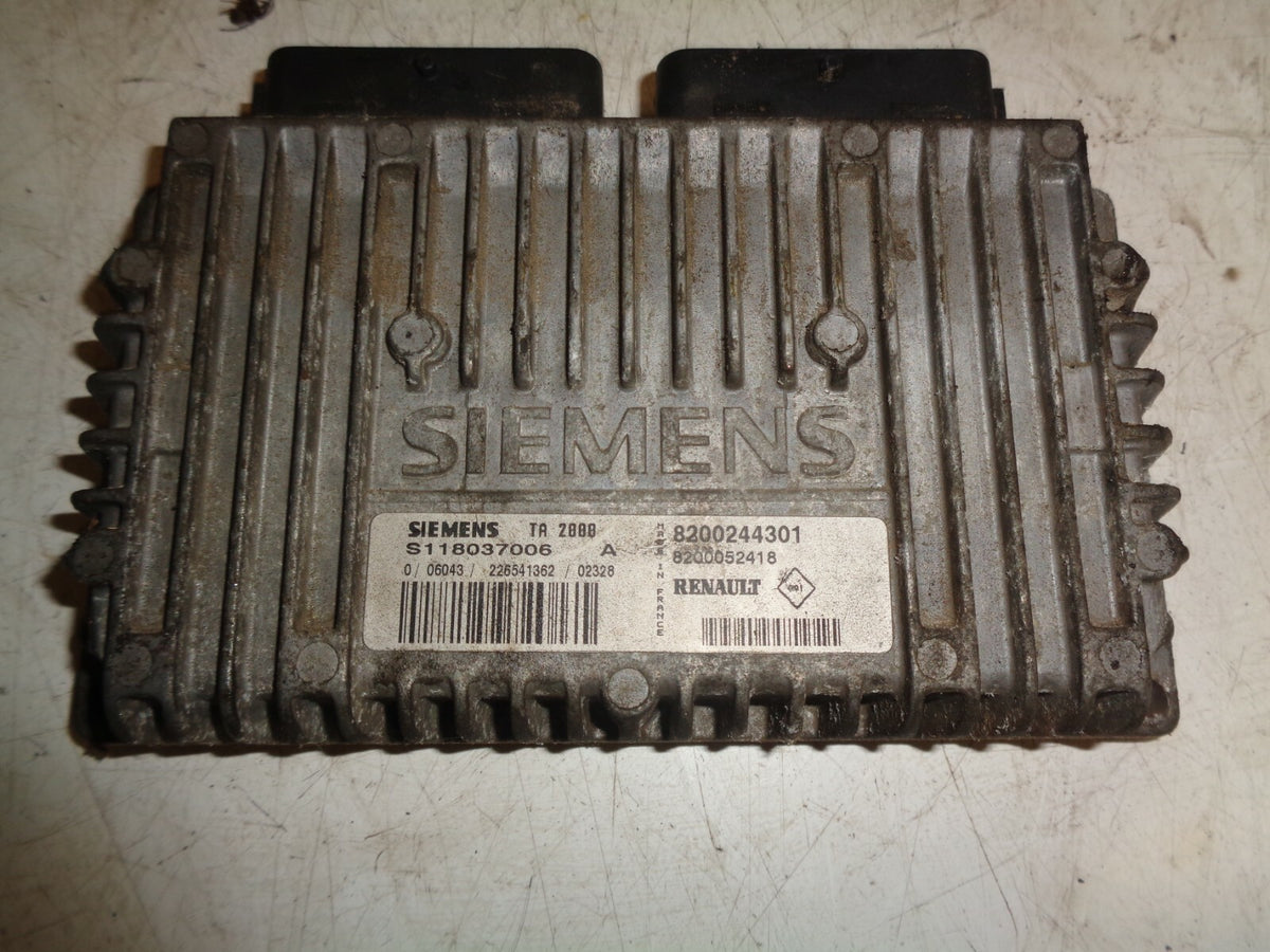 RENAULT KANGOO 2004 MK1 ECU ENGINE CONTROL MODULE UNIT 8200052418